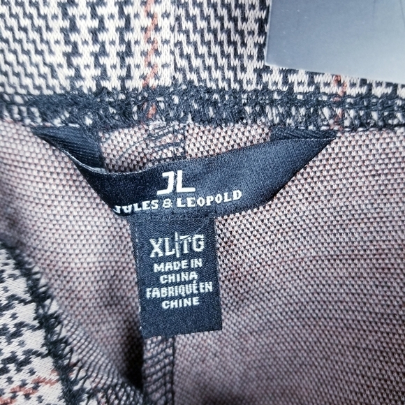 Jules & Leopold Houndstooth Plaid Pants NWT size XL - Picture 5 of 10